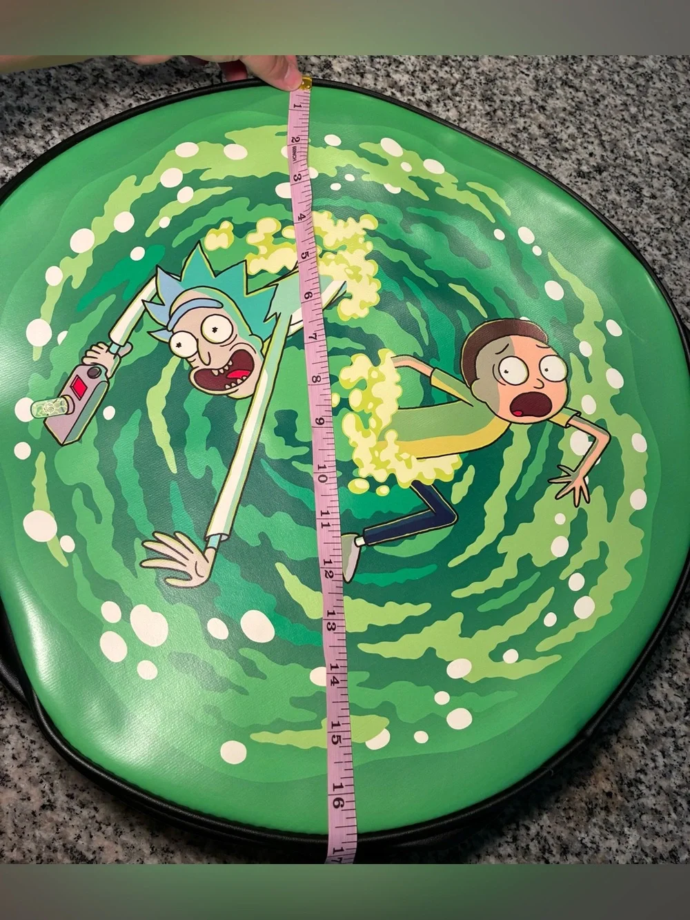 Bioworld Adult Swim Rick And Morty Portal 16” Backpack